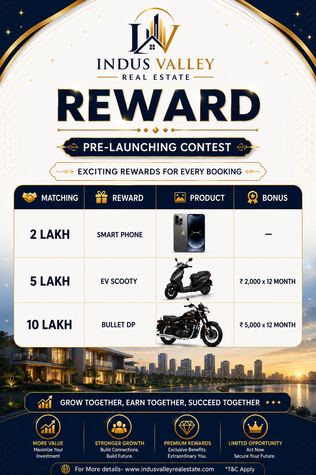 INDUS VALLEY contest program rewards