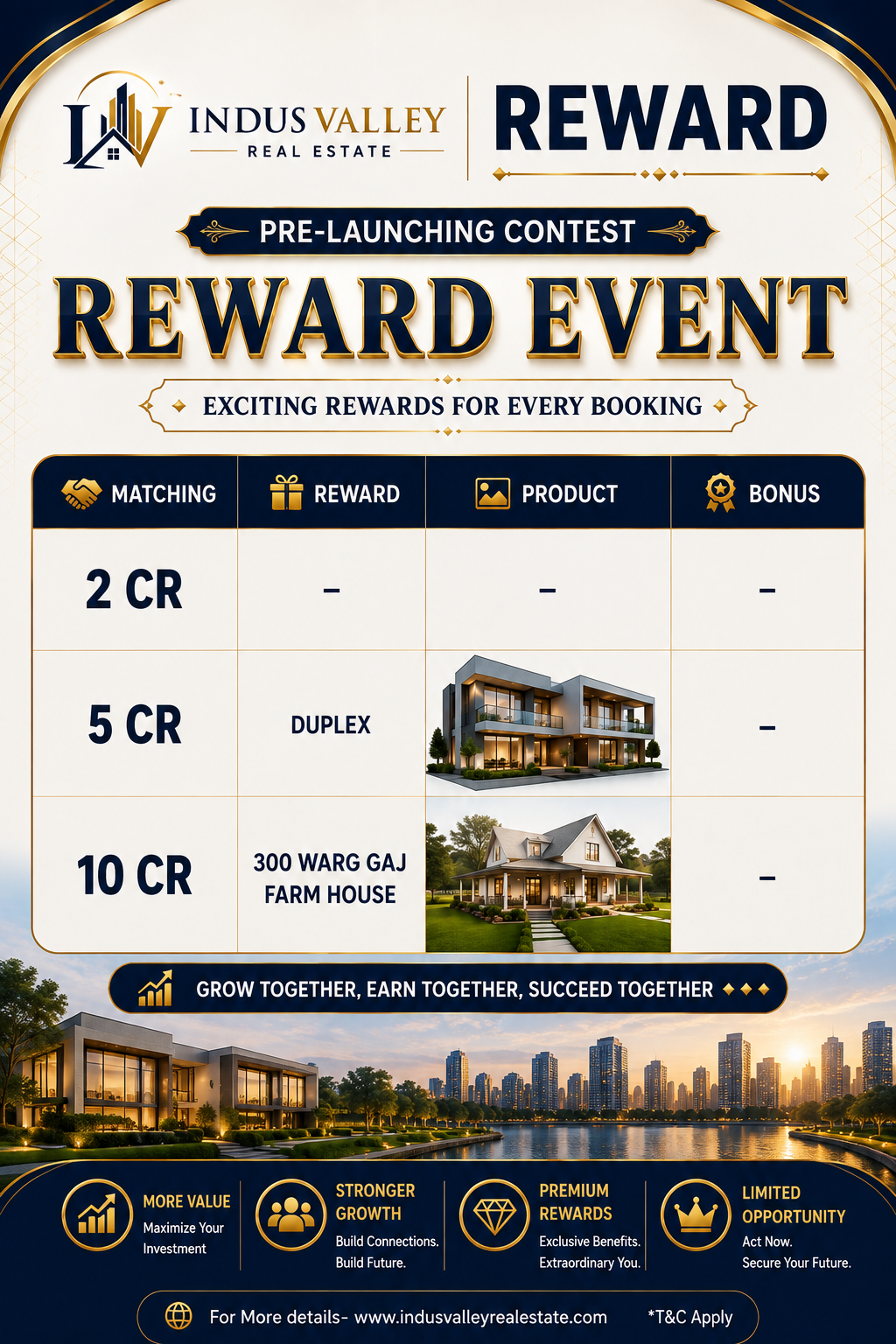 INDUS VALLEY contest program rewards